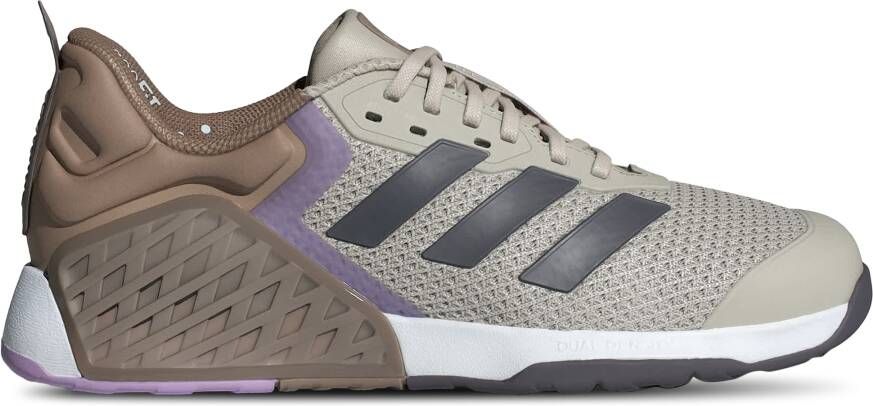 Adidas Dropset 3 Dames Schoenen Beige Maat: 37 1 3 Mesh Synthetisch Foot Locker