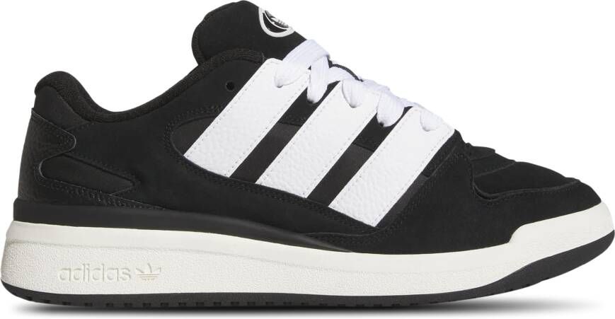 Adidas Forum2000 Schoenen Zwart Maat: 40 2 3 Leer Foot Locker