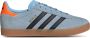 Adidas Originals Gazelle Junior Clear Sky Core Black Solar Orange Clear Sky Core Black Solar Orange - Thumbnail 4