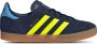 Adidas Originals Gazelle Junior Night Indigo Solar Yellow Light Blue Night Indigo Solar Yellow Light Blue - Thumbnail 4
