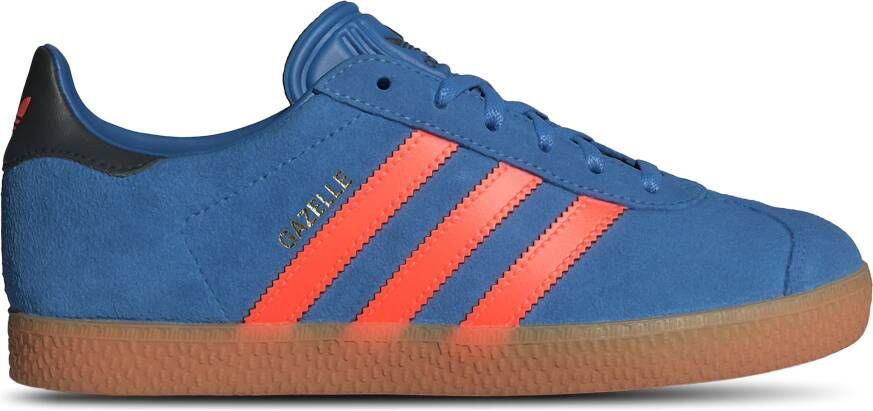 Adidas Gazelle Unisex Schoenen Blauw Maat: 35.5 Leer Foot Locker