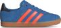 Adidas Gazelle Unisex Schoenen Blauw Maat: 38 2 3 Leer Foot Locker - Thumbnail 1