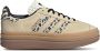 Adidas Gazelle Bold Cream Black Leopard Beige Heren - Thumbnail 3