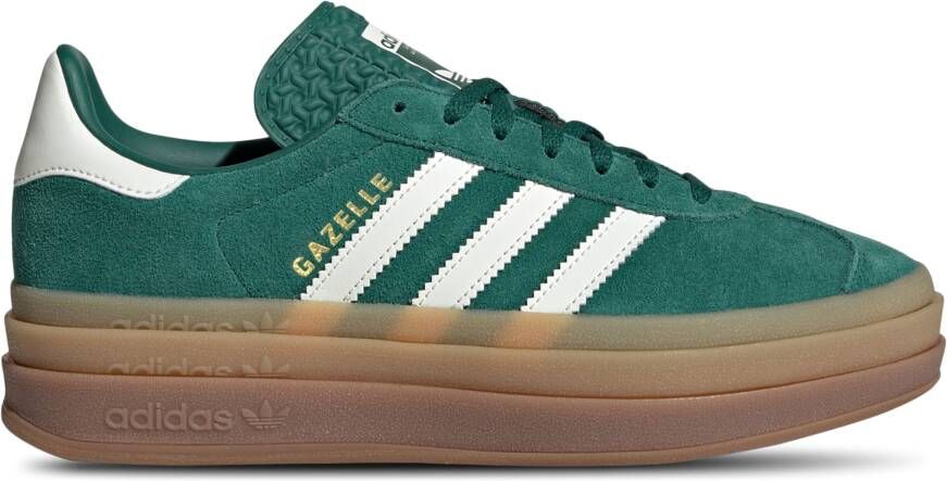 Adidas Gazelle Dames Schoenen Groen Maat: 36 Leer Foot Locker