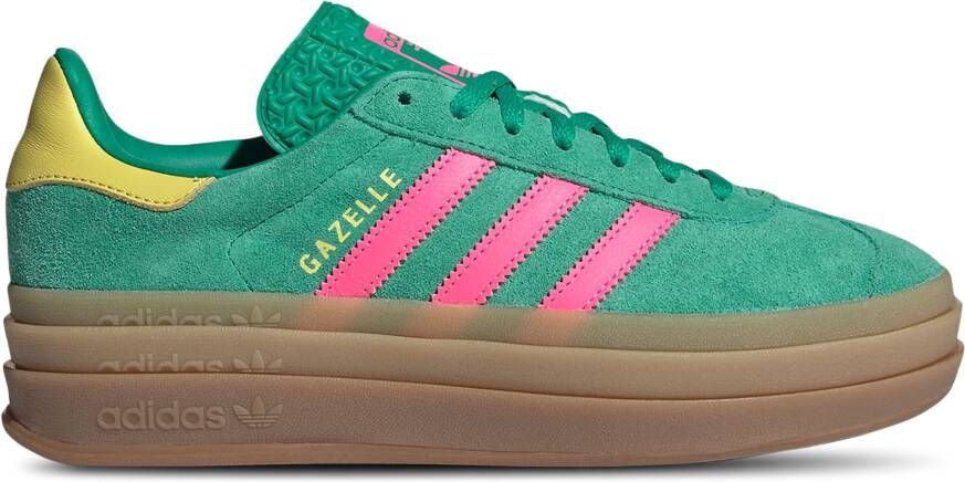 Adidas Gazelle Dames Schoenen Groen Maat: 36 2 3 Leer Foot Locker