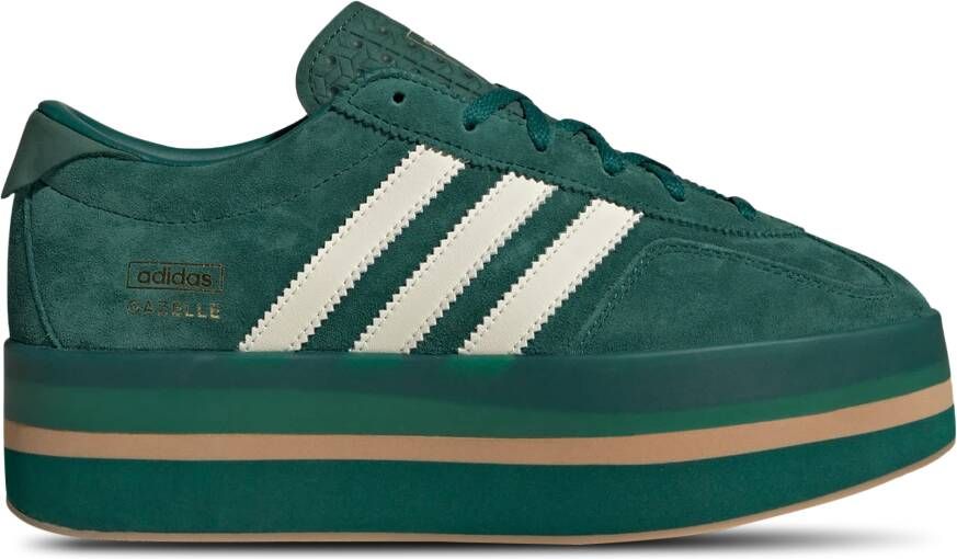 Adidas Gazelle Dames Schoenen Groen Maat: 37 1 3 Leer Foot Locker