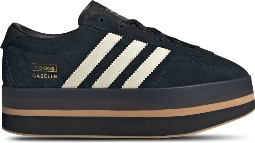 Adidas Gazelle Schoenen Zwart Maat: 40 2 3 Leer Foot Locker
