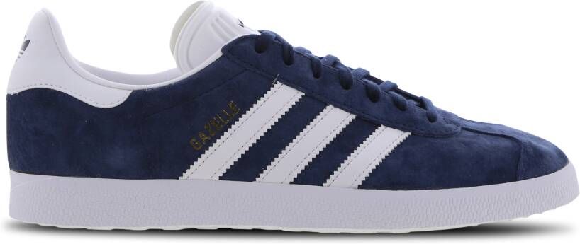 Adidas Gazelle Sneakers Heren Blauw Leer