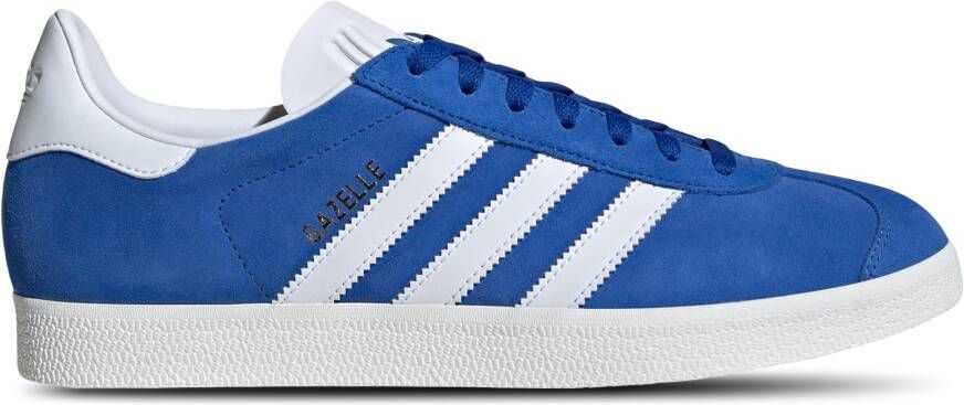 Adidas Gazelle Heren Schoenen Blauw Maat: 40 Leer Foot Locker