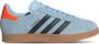 Adidas Gazelle Schoenen Blauw Maat: 40 2 3 Leer Foot Locker - Thumbnail 4