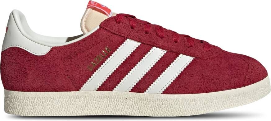 Adidas Gazelle Heren Schoenen Rood Maat: 40 Leer Foot Locker