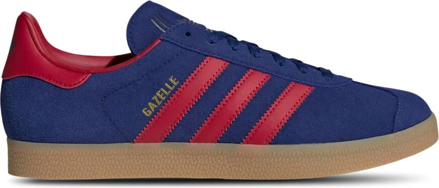 Adidas Gazelle Schoenen Blauw Maat: 40 2 3 Leer Foot Locker