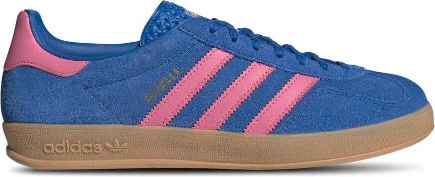 Adidas Gazelle Schoenen Blauw Maat: 40 2 3 Leer Foot Locker