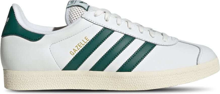 Adidas Gazelle Heren Schoenen Wit Maat: 40 Leer Foot Locker