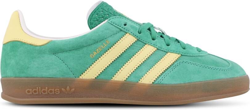 Adidas Originals Gazelle Indoor Schoenen Semi Court Green Almost Yellow Gum- Semi Court Green Almost Yellow Gum - Foto 2