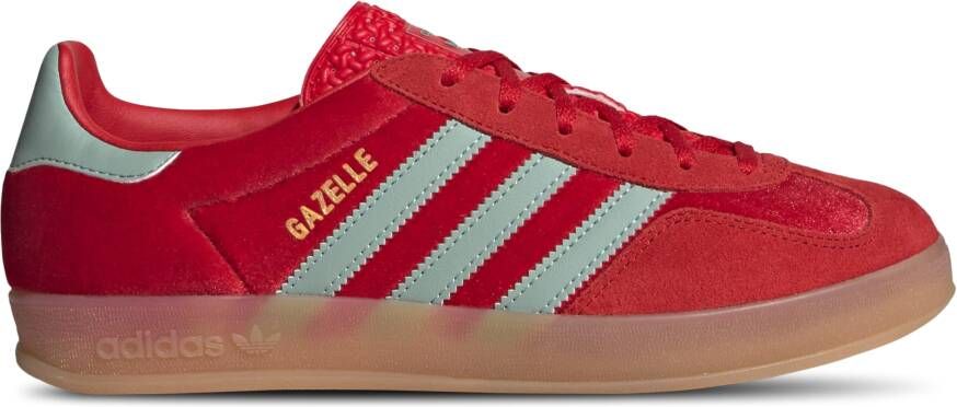 Adidas Gazelle Dames Schoenen Rood Maat: 38 2 3 Mesh Synthetisch Foot Locker