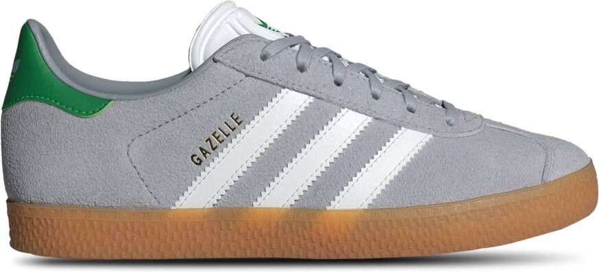 Adidas Originals Gazelle sneakers zilvergrijs groen wit - Foto 4
