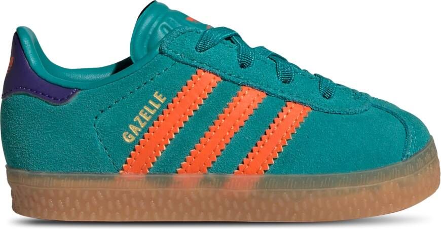 Adidas Gazelle Unisex Schoenen Groen Maat: 23.5 Suède Foot Locker