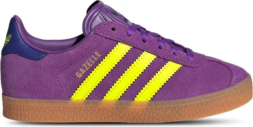 Adidas Gazelle Unisex Schoenen Paars Maat: 30.5 Leer Foot Locker