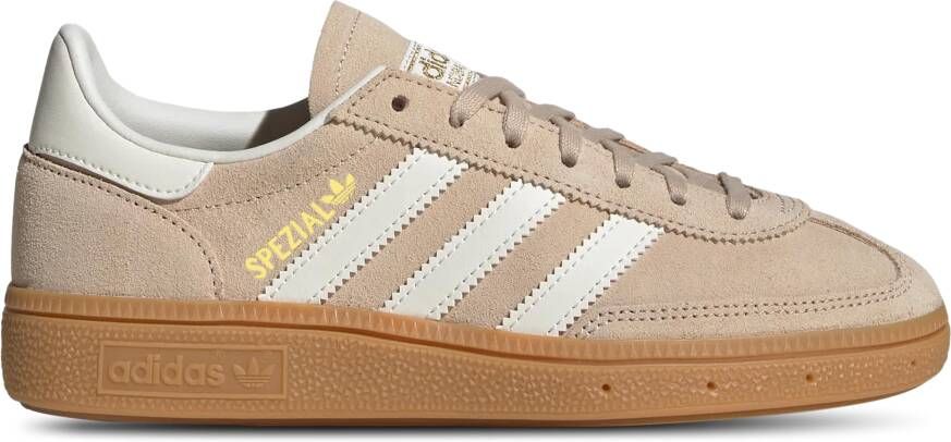 Adidas Handball Spezial Unisex Schoenen Beige Maat: 35.5 Leer Foot Locker