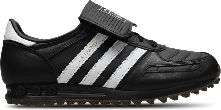 Adidas LA Trainer Heren Schoenen Zwart Maat: 40 2 3 Leer Foot Locker