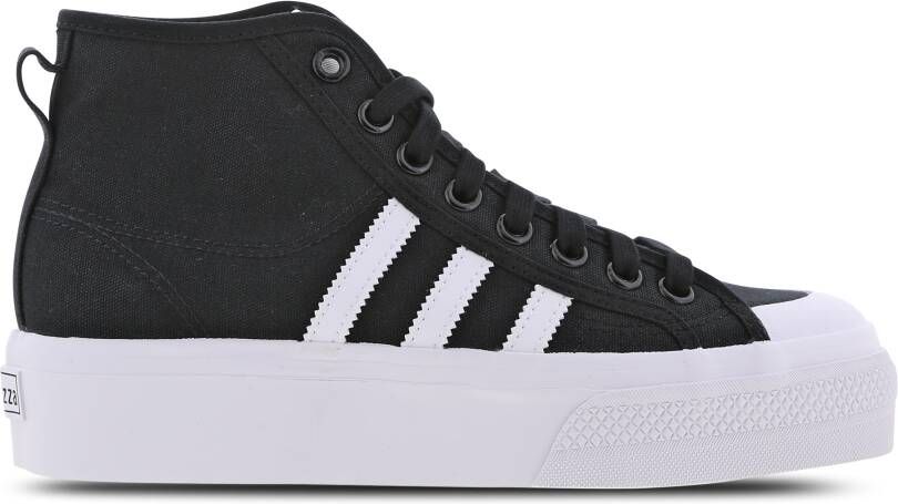 Adidas Originals Nizza Platform Mid Dames Core Black Cloud White Cloud White Dames - Foto 5