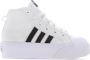 Adidas ORIGINALS Nizza Platform Mid Sneakers Niño Ftwr White Core Black Ftwr White Kinderen - Thumbnail 3