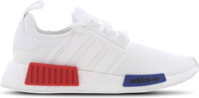 Adidas Originals Nmd_R1 Witte Stoffen Sneakers met Rode en Blauwe Accenten White - Foto 6