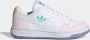 Adidas Originals Ny 90 J Kids Ftwwht Lpurpl Clpink Shoes grade school GY1172 - Thumbnail 3