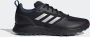 Adidas Performance Runfalcon 2.0 hardloopschoenen trail zwart zilver donkerblauw - Thumbnail 4
