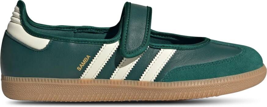 Adidas Samba Sneakers Dames Groen Leer