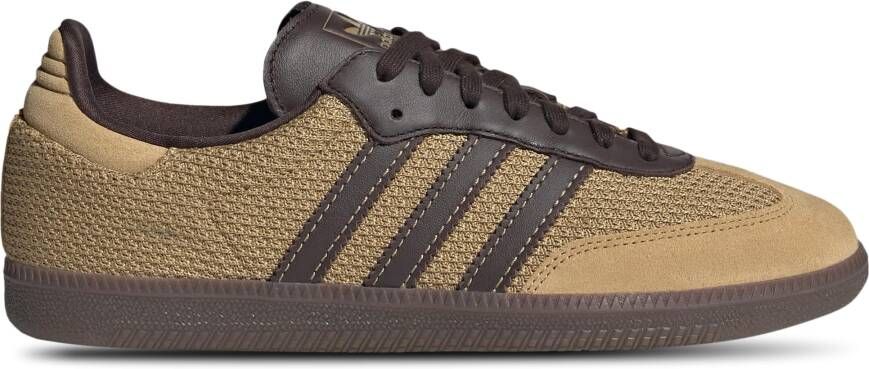 Adidas Samba Heren Schoenen Beige Maat: 40 2 3 Mesh Synthetisch Foot Locker