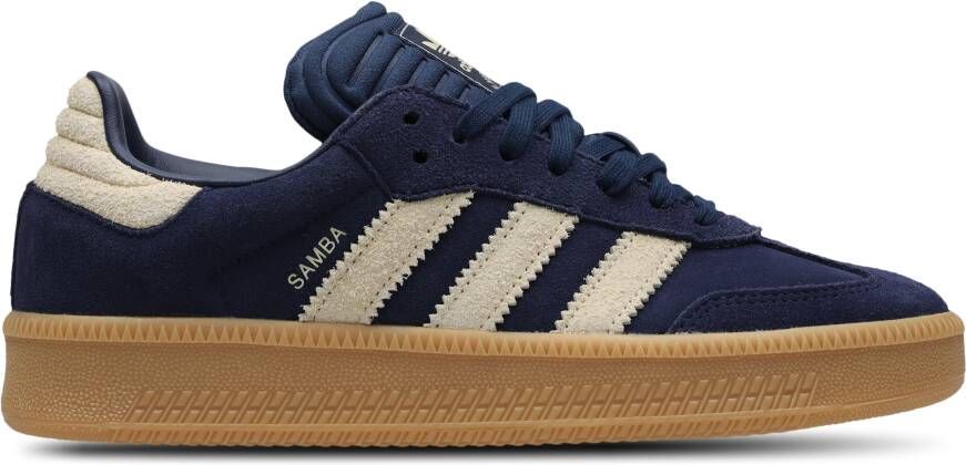 Adidas Samba Heren Schoenen Blauw Maat: 43 1 3 Leer Foot Locker