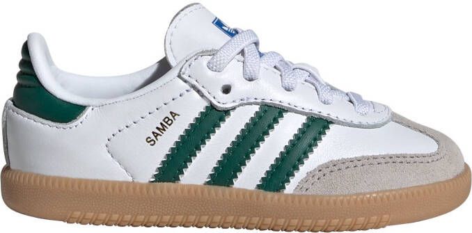 Adidas Originals Samba OG Infant Cloud White Collegiate Green Gum- Cloud White Collegiate Green Gum