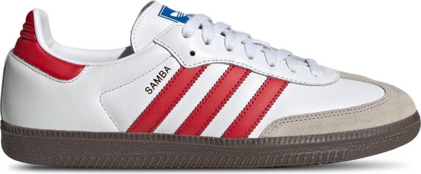 Adidas Samba Heren Schoenen Wit Maat: 40 Leer Foot Locker
