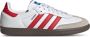 Adidas Originals Samba OG White Better Scarlet Gum 5- White Better Scarlet Gum 5 - Thumbnail 2