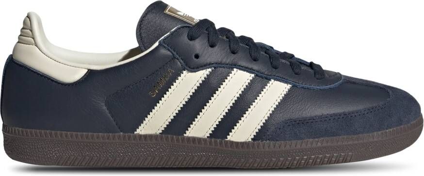 Adidas Samba Heren Schoenen Blauw Maat: 40 Suède Foot Locker