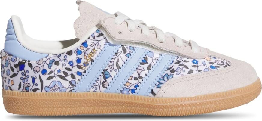 Adidas Samba OG x Liberty London Comfort Closure Schoenen met Elastische Veters Kids