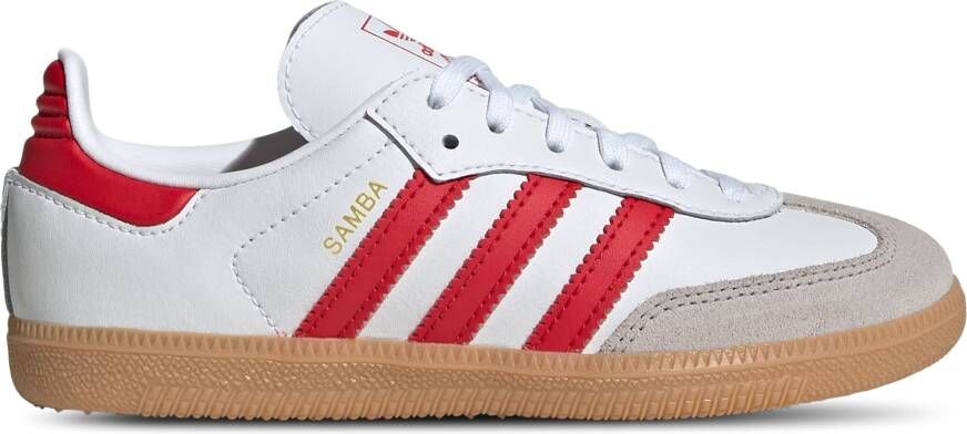 Adidas Samba Unisex Schoenen Wit Maat: 30.5 Leer Foot Locker