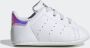 Adidas Stan Smith Crib Babyschoenen Babyslofjes Meisjes Wit - Thumbnail 5