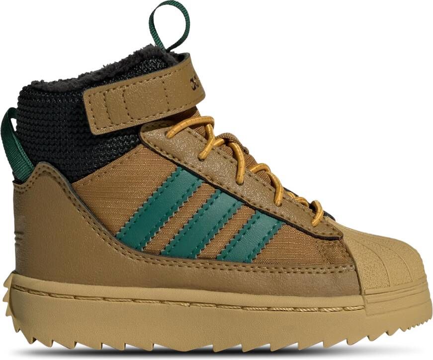 Adidas Superstar Babyschoenen Bruin Mesh Synthetisch