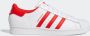 Adidas Originals Superstar Schoenen Cloud White Vivid Red Cloud White Heren - Thumbnail 4