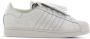 Adidas Fringe Lage Sneakers Leer Rubberen Zool White Dames - Thumbnail 3