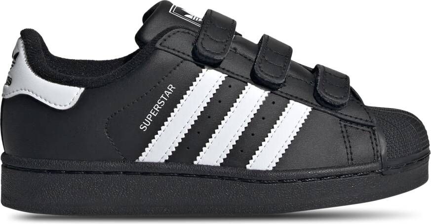 Adidas Superstar Unisex Schoenen Zwart Maat: 33.5 Leer Foot Locker