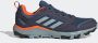 Adidas Performance Terrex Tracerocker 2.0 Goretex wandelschoenen donkerblauw grijs oranje - Thumbnail 3