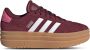 Adidas Sportswear VL Court Bold suède sneakers donkerrood wit Suede 38 2 3 - Thumbnail 6