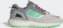 Adidas Boost Heren Lage Sneaker Grijs Groen Lila Gray Heren - Thumbnail 2