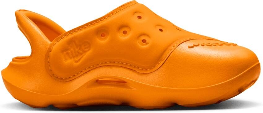 Nike Swoosh Unisex Slippers en Sandalen Oranje Maat: 23.5 Mesh Synthetisch Foot Locker