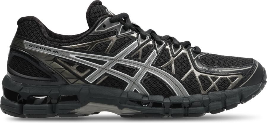 ASICS GEL-KAYANO 20 Sneakers Heren Zwart Mesh Synthetisch