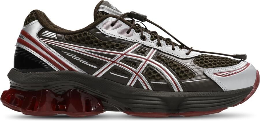 ASICS GEL-KINETIC Sneakers Dames Bruin Mesh Synthetisch
